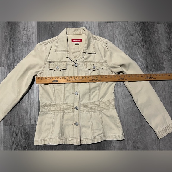 Union Bay Beige/Khaki Utility Button Up Jacket - Women’s Sz Medium - Picture 4 of 9